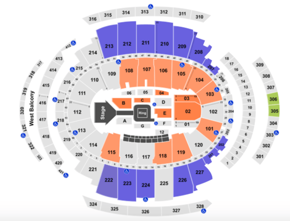 Madison Square Garden Seating Chart Rows Seat and Club Seats Info